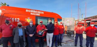 Nazaré: Bombeiros assinalam aniversário com homenagem