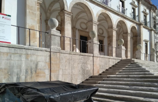 ICOMOS valida obra na escadaria do Mosteiro de Alcobaça