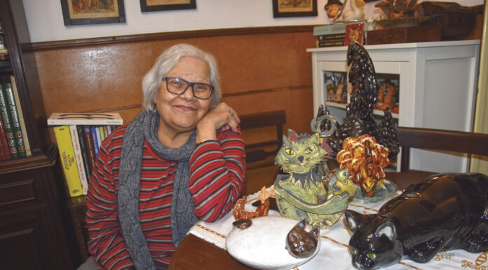 A livreira das Caldas, fã de Bordalo e de gatos