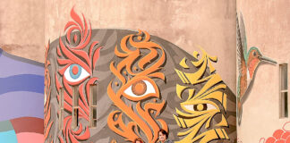 Há uma nova pintura mural para apreciar nos Silos