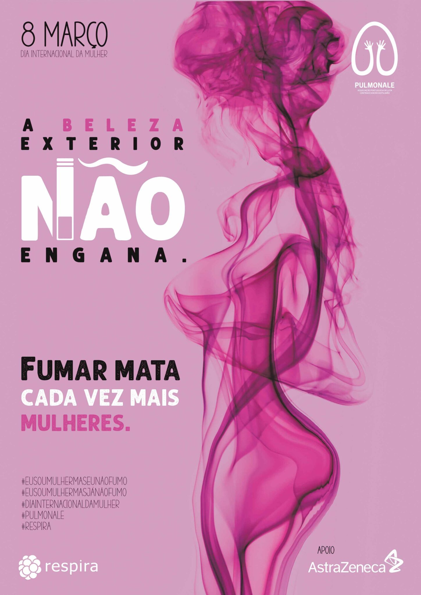 Fumar mata cada vez mais mulheres no nosso país