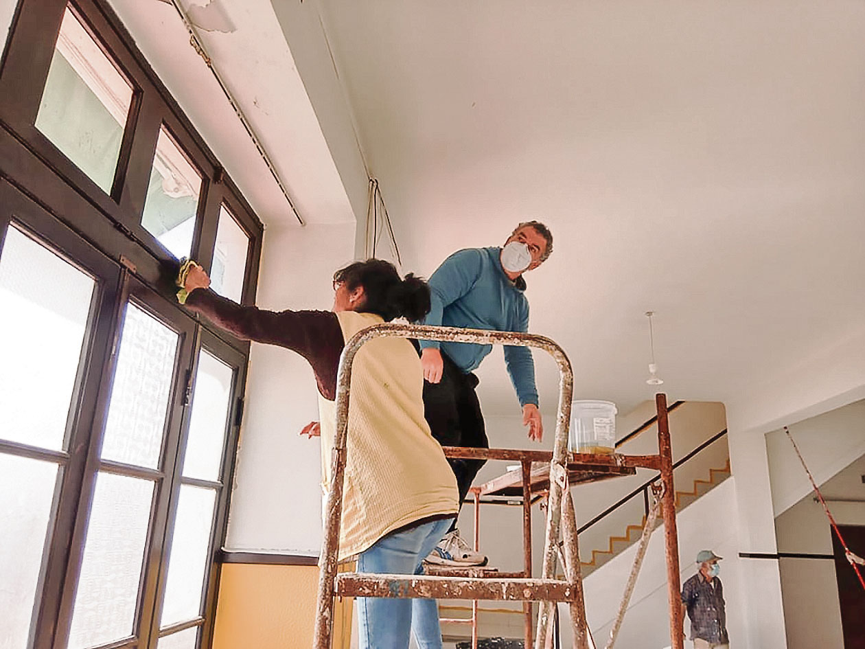 Dirigentes da Casa do Povo assumem obras de remodelação