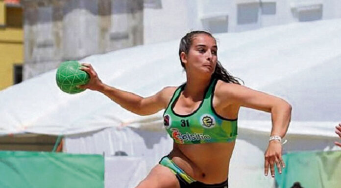 Luana Periquito nos trabalhos da Seleção Nacional