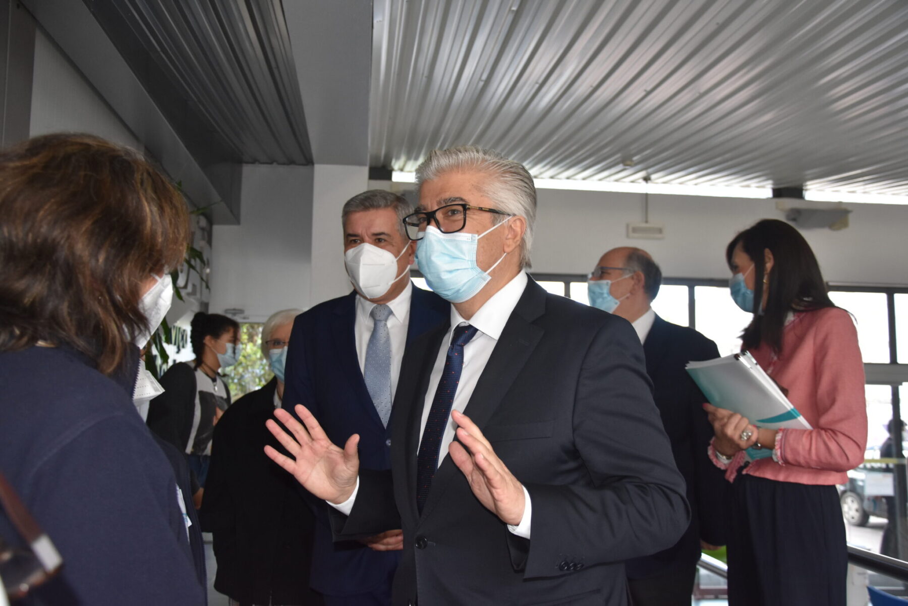 Secretário de Estado da Saúde visitou o hospital das Caldas