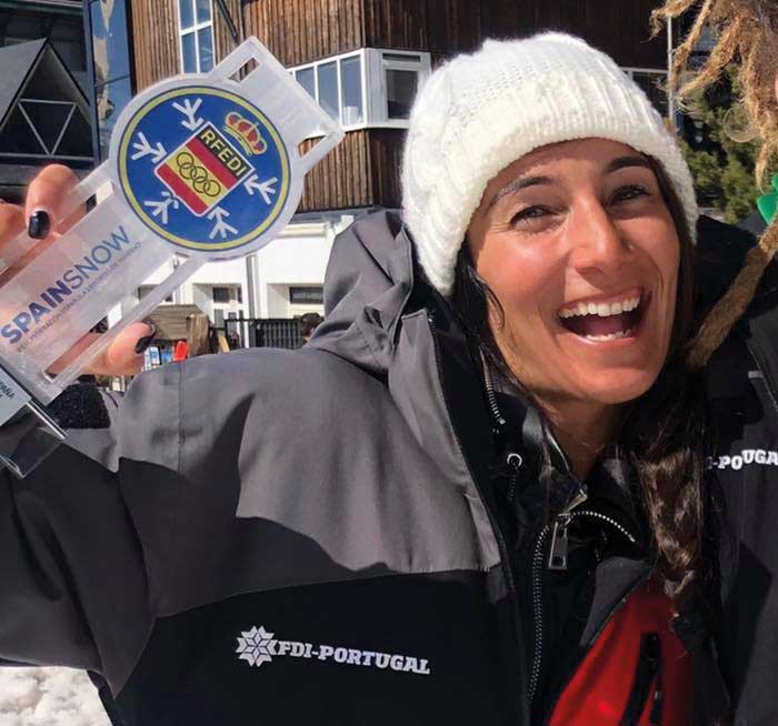 Snowboard: Teresa Almeida é vice-campeã em Espanha
