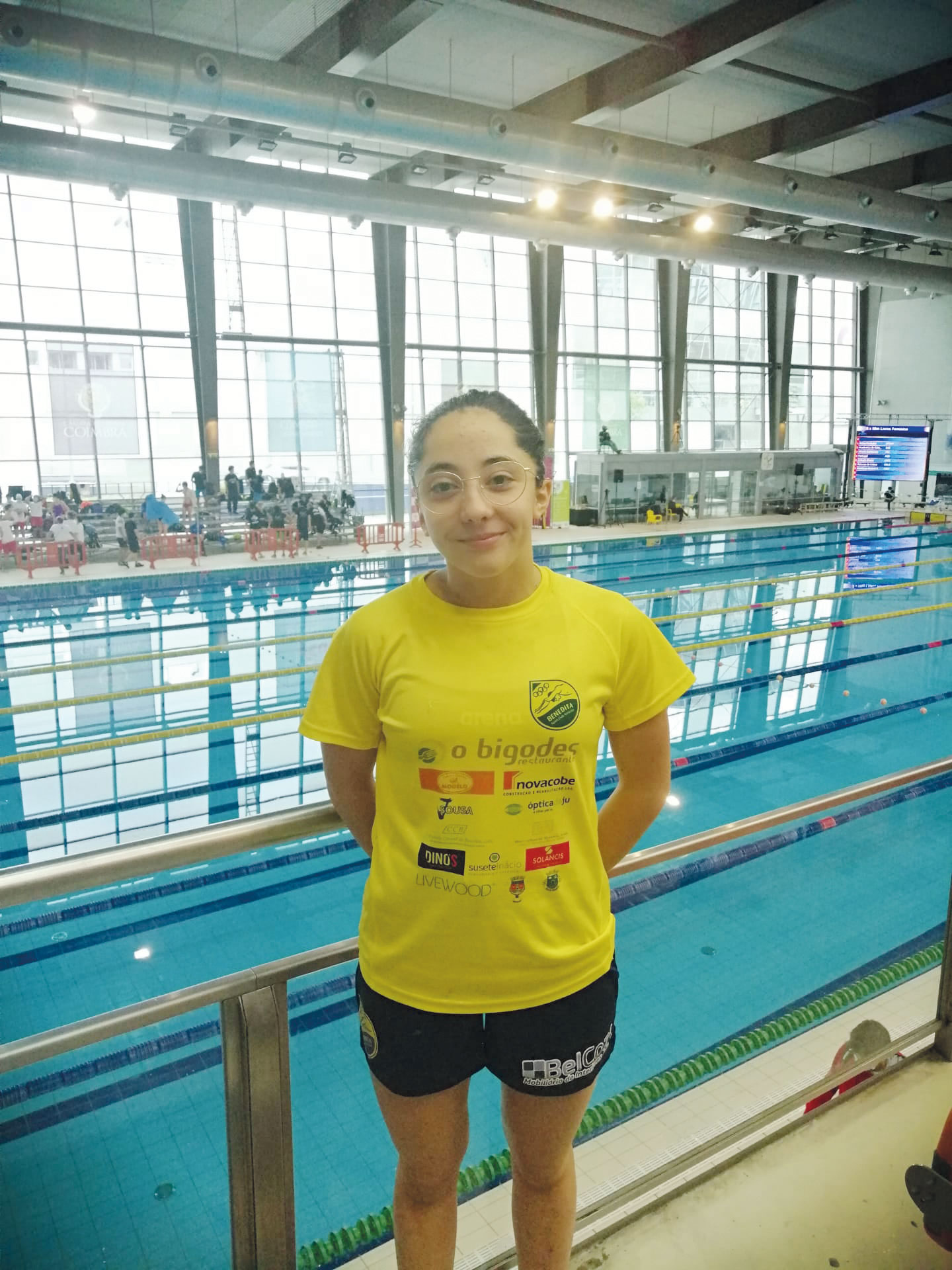 Joana Alves quebra recordes do Benedita Sport Club Natação