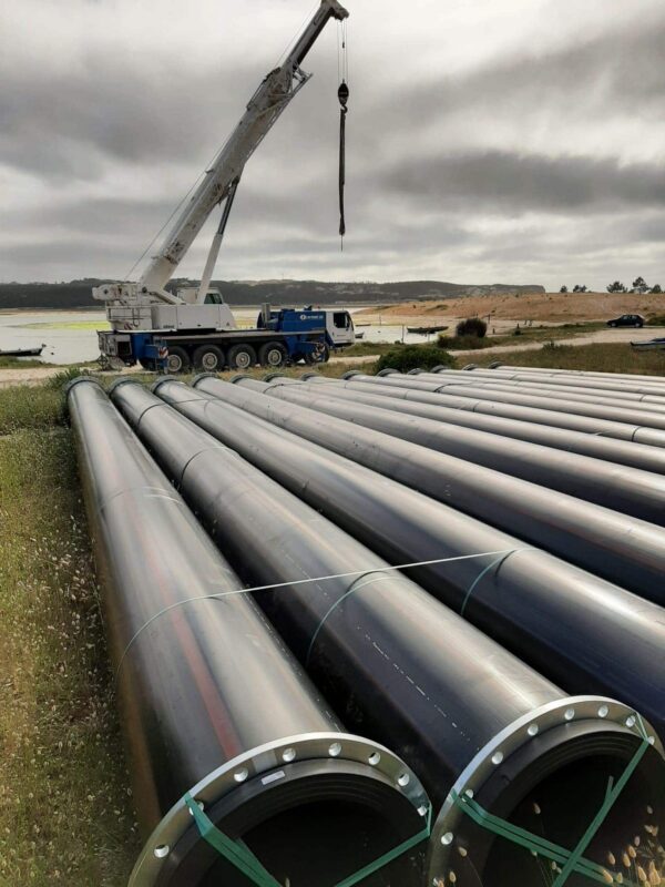 Chegaram os primeiros materiais para as dragagens na Lagoa de Óbidos