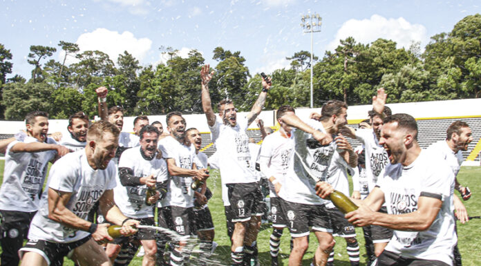 Futebol: Festejos da subida do Caldas chegaram à Rainha