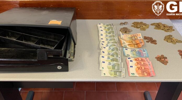 Detido em flagrante por furto em estabelecimento comercial em Alcobaça