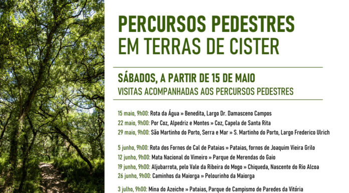 Percursos pedestres de Alcobaça têm visitas acompanhadas