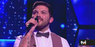 Cantor caldense eliminado em programa da TVI