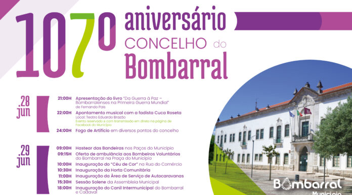 Bombarral prepara comemorações do aniversário do concelho
