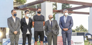 Caldas da Rainha desejou boa sorte à partida dos olímpicos