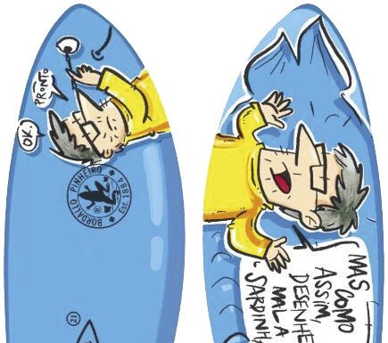 Humoristas desenham sardinhas com “Piada na Guelra” para a Bordallo