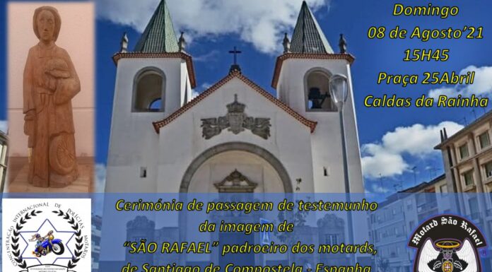 Caldas Entrega da imagem de São Rafael no domingo