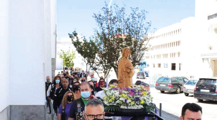 Polícias motards trouxeram imagem do Arcanjo S. Rafael da Galiza às Caldas