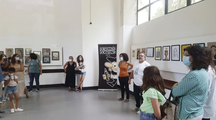 Desenhos do Bruno Academia na Casa dos Barcos