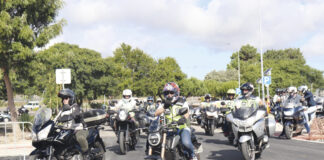 Perto de 190 polícias motards juntam-se nas Caldas para encontro convívio