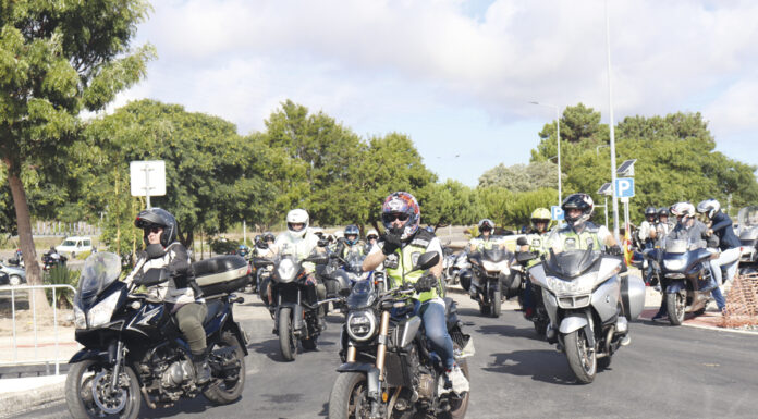 Perto de 190 polícias motards juntam-se nas Caldas para encontro convívio