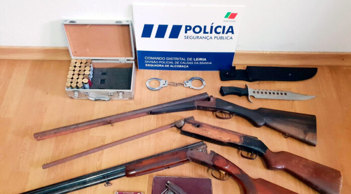 Alcobaça: Dois jovens detidos por posse de arma sem licença