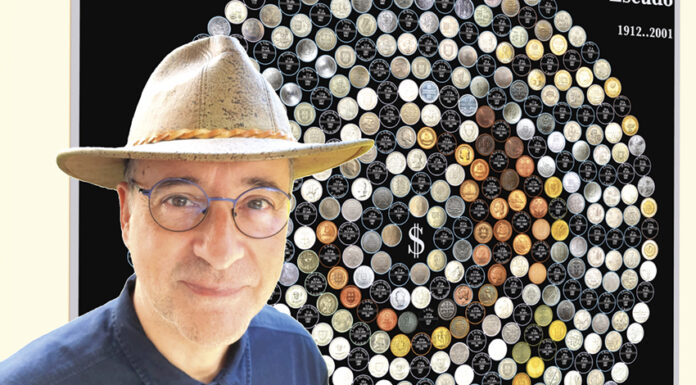 Espirais de moedas na Casa Antero