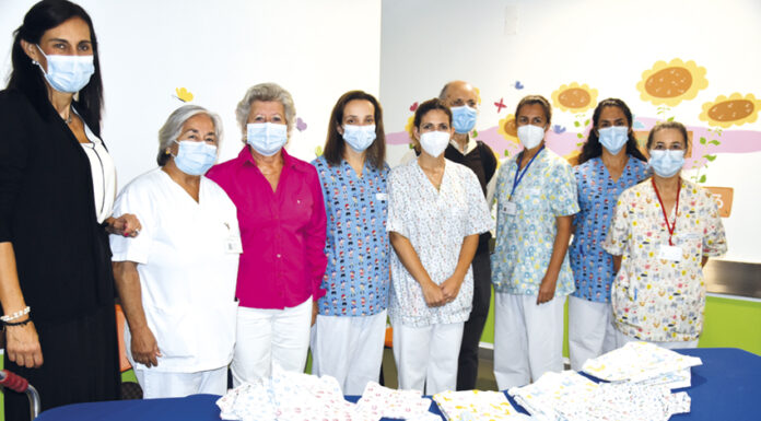 Liga entrega donativos para profissionais de saúde e hospital das Caldas