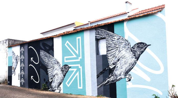 João Samina leva arte urbana a Cortém