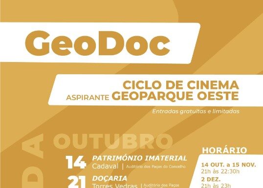 Geoparque Oeste lança filmes sobre a região em ciclo