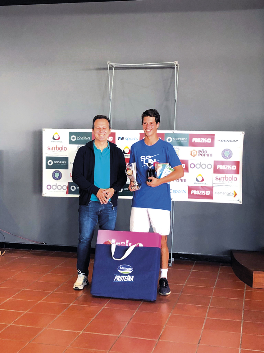 Ténis: Pedro Libório conquistou primeiro título