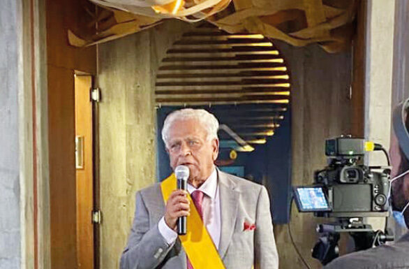 Narana Coissoró homenageado no seu 90º aniversário