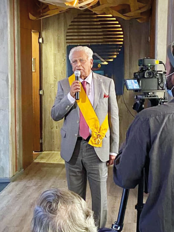 Narana Coissoró homenageado no seu 90º aniversário