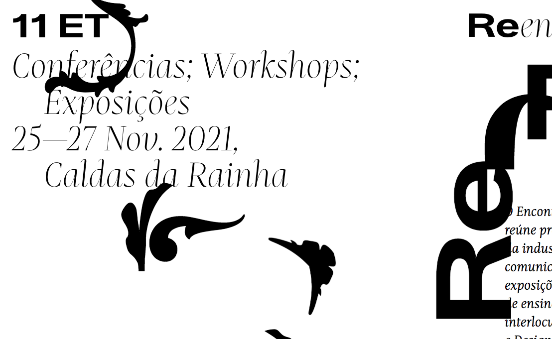 Encontro de Tipografia está de volta às Caldas da Rainha