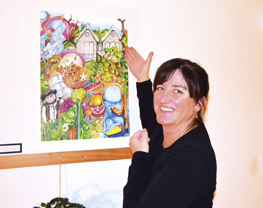 Artista caldense volta a expor aguarelas no Geo