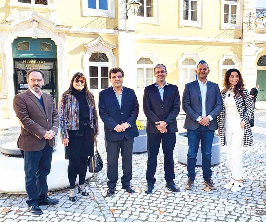 Comitiva de Poços de Caldas recebida no Hospital Termal
