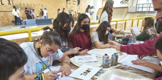 Skate e arte urbana num dia criativo no SLX Benedita