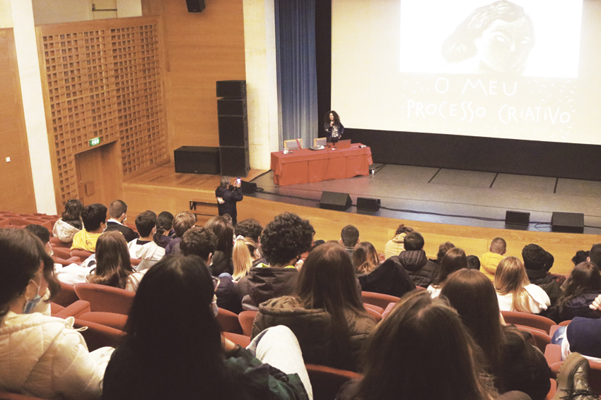 Regina Pessoa partilhou conhecimentos na Benedita