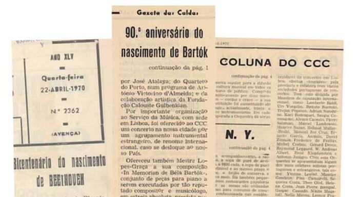 Beethoven e Bártok celebrados nas Caldas