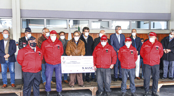 Caldenses doaram 137 mil euros aos bombeiros