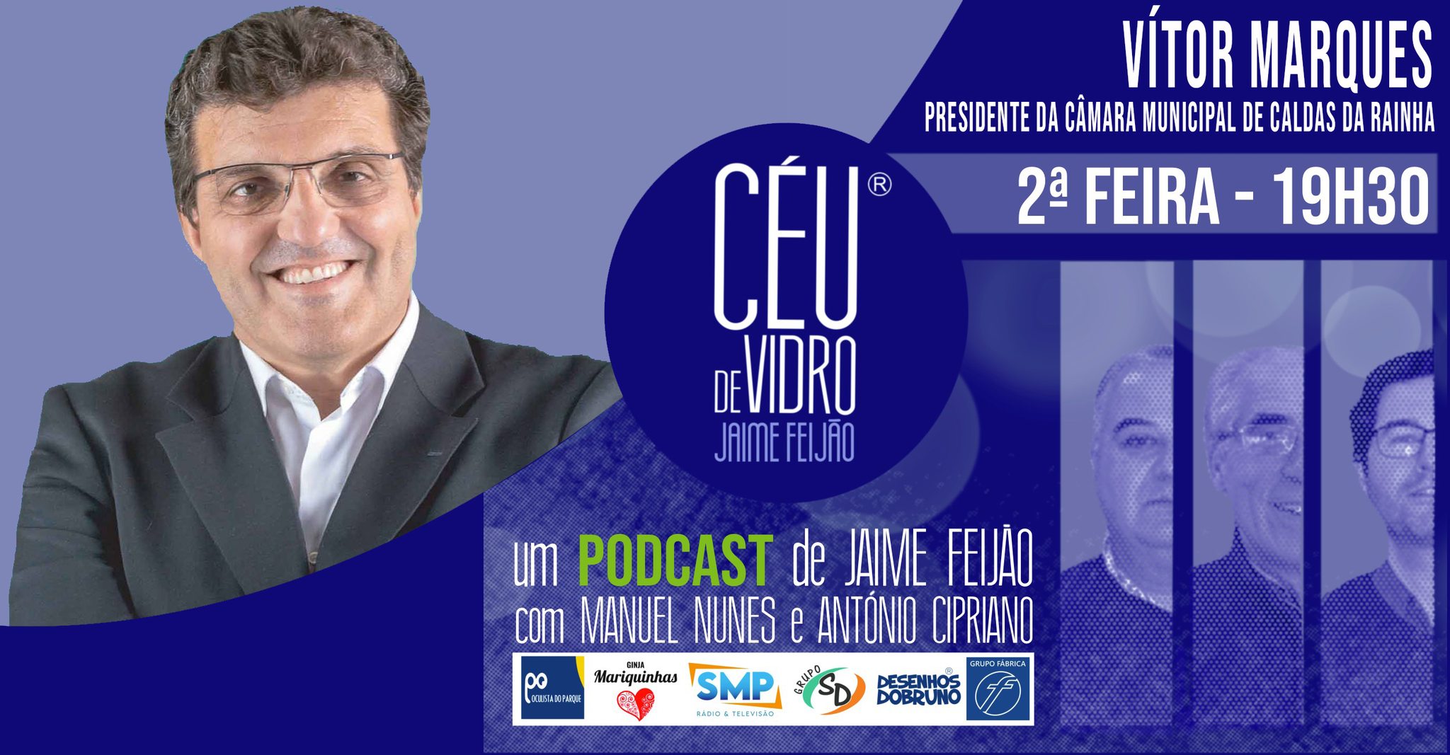 Vítor Marques é convidado na estreia do Céu de Vidro