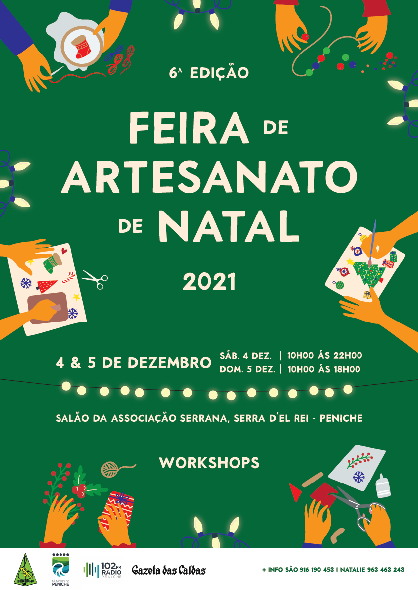 Feira de Artesanato de Natal anima Serra d’El-Rei no fim de semana