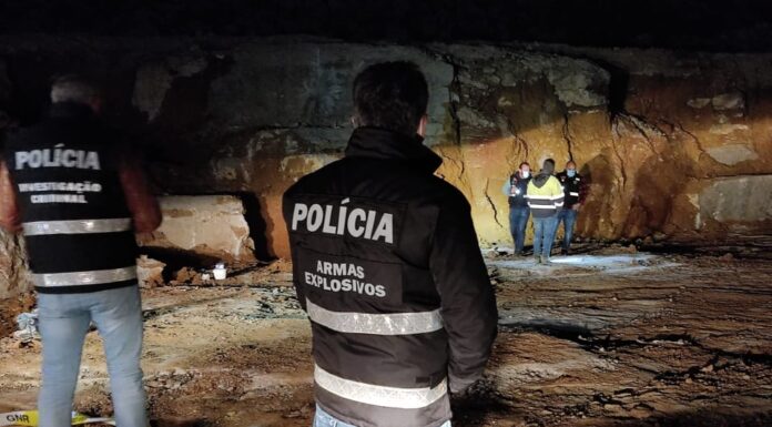PSP investiga explosão em pedreira nos Moleanos