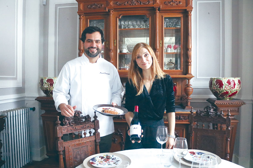 Um almoço na casa de  Abel Pereira da Fonseca