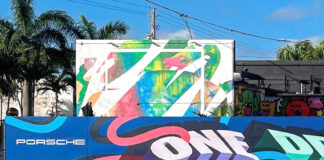 Pintura Mural: Halfstudio têm mural no Porsche Art Park em Miami