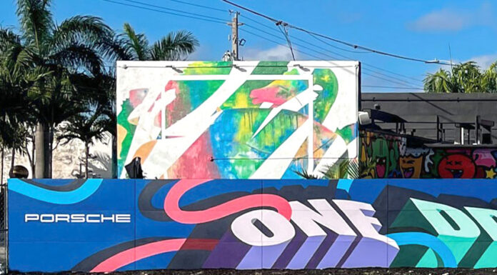 Pintura Mural: Halfstudio têm mural no Porsche Art Park em Miami