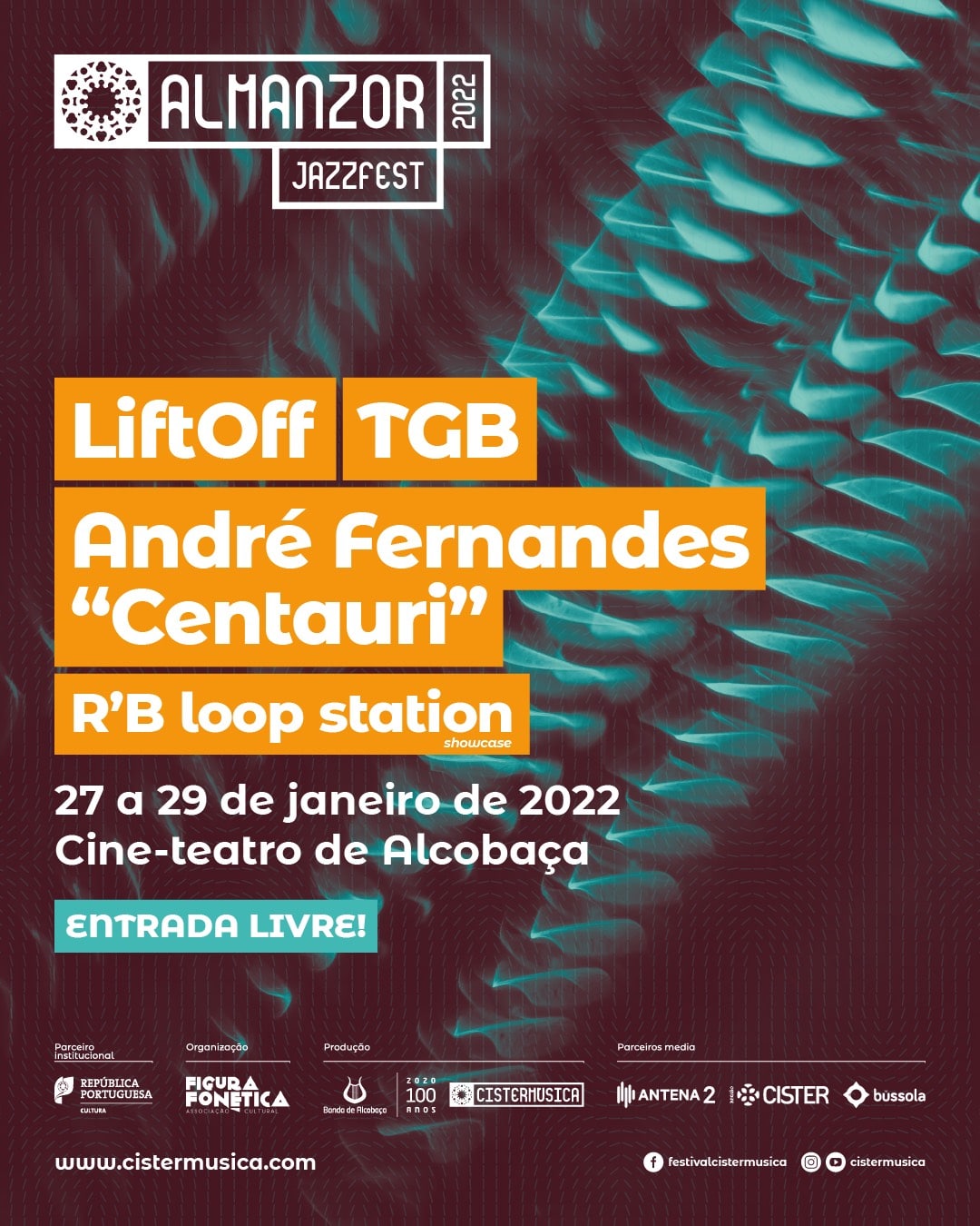 Almanzor Jazz Fest com espetáculos de entrada gratuita em Alcobaça