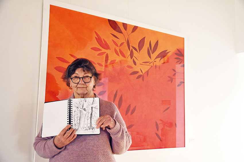 Artista suíça escolheu as Caldas depois de ter vivido 12 anos na Ásia