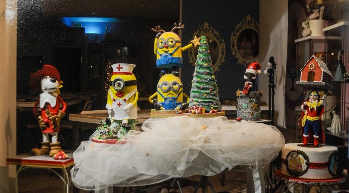 Academia Cake Design vence concurso de montras de Natal das Caldas