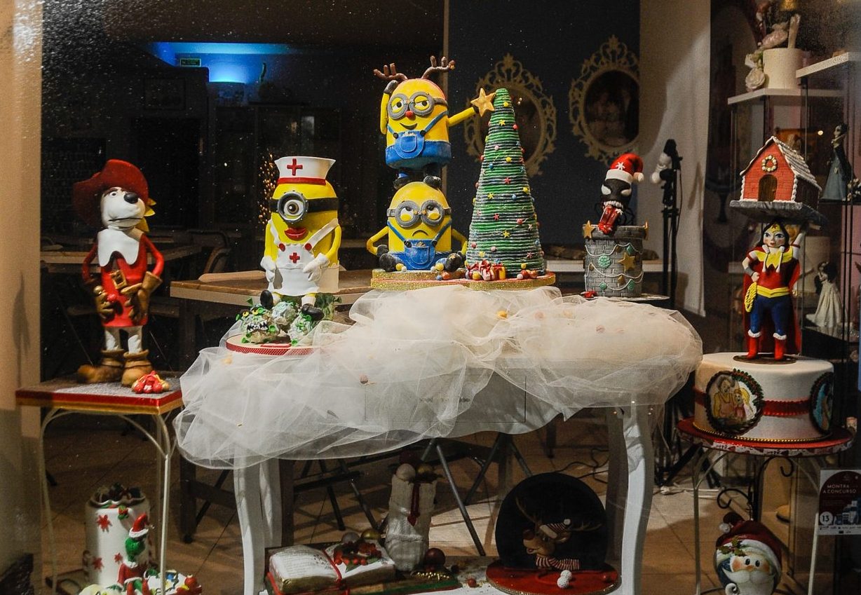 Academia Cake Design vence concurso de montras de Natal das Caldas