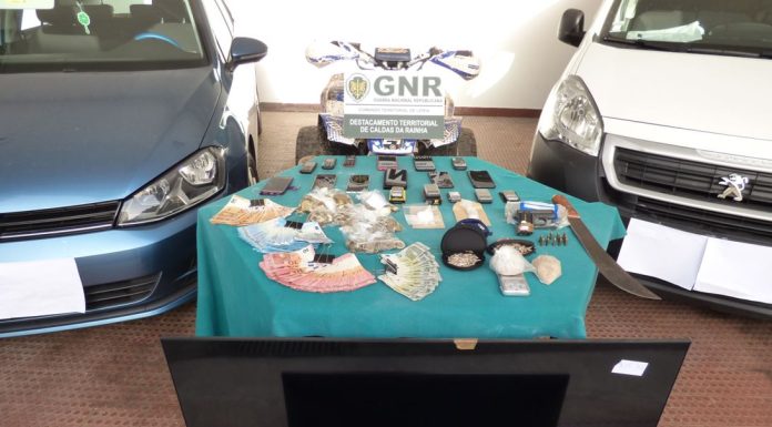 Sete detidos por tráfico de estupefacientes em Alcobaça e Leiria