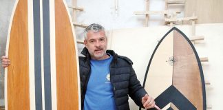 Pranchas de surf são elemento decorativo